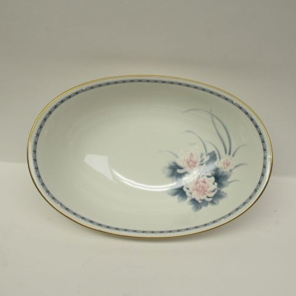 Noritake China Japan NIGHTSONG NIGHT SONG 10 Inch Oval Vegetable or Serving Bowl